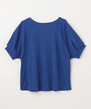 ANY パフスリーブラグランTシャツ ブルー