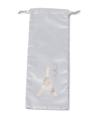 Chacott エッフェル半メッシュ巾着S パールグレー