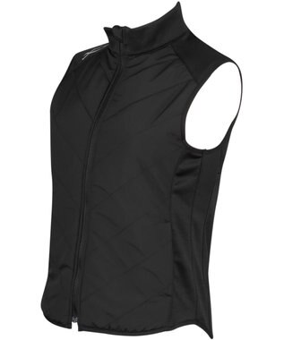 CW-X 【WOMEN】 CW-X レディース ベストジャケット 中綿(前身・後ろ上半身) 保温(本体) ノースリーブ ハイネック スポーツ DWY609 /ワコール ブラック