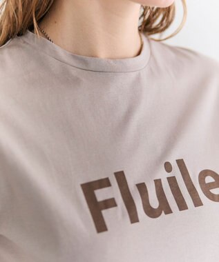 BEIGE， STELLERITE / コットンロゴTシャツ Taupe