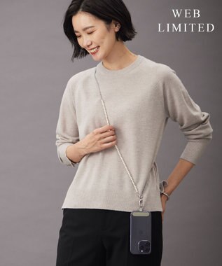 J.PRESS LADIES 【WEB限定・2way】パール スマホ ストラップ アイボリー系