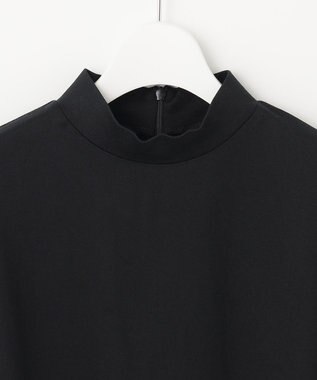 UNFILO 【汗ジミが目立たない/吸水速乾】マルチエフェクト　ハイネックTシャツ ブラック