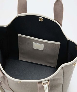 TOPKAPI 【Breath TOPKAPI】SCOTCH GRAIN スコッチグレイン ロングハンドル 2way トートバッグ チャーム付き　A4 ライトトープ