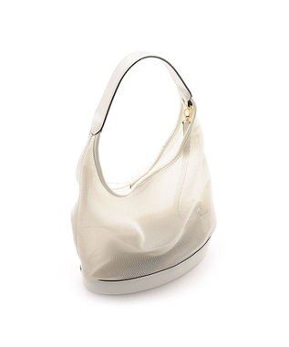 MioFIRANO TILE G001 トートバッグ ポーチ付き A4サイズ対応 WHITE