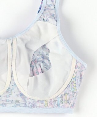 tsumori chisato SLEEP ツモリチサト ナイトアップブラ ノンワイヤー ベア天竺素材(身生地) 3Lまで対応 大きいサイズ ナイトブラ レディース UBX410 /ワコール サックス