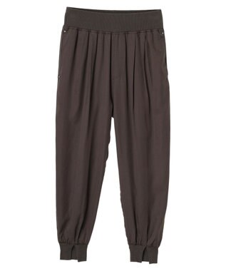 Green Parks ・ｆｕｒｒｙ　ｒａｔｅ　リブキリカエジョガーパンツ Charcoal Gray
