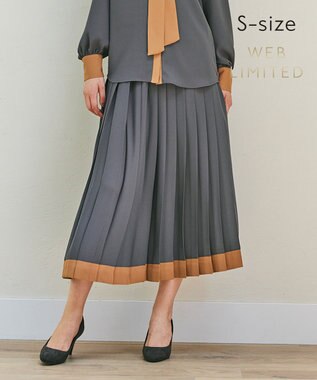 BEIGE， 【WEB限定・S-size】MAKALU / プリーツスカート C.Gray