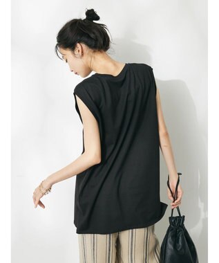 CRAFT STANDARD BOUTIQUE ＧＥＮＩＡＬ　プリントタンクトップ Black
