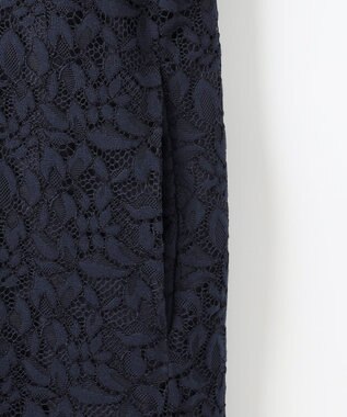 洗える】フラワーリーフコードレース ワンピース / 自由区