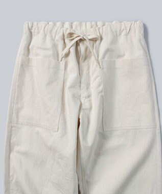 WHITE MAILS 【UNISEX】DENIM イージーパンツ オフホワイト