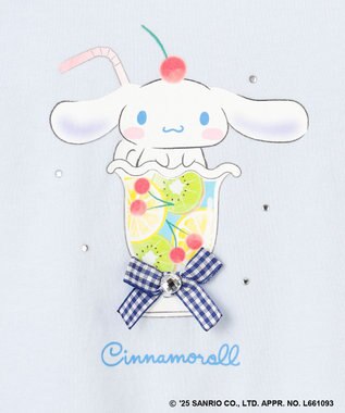ANY KIDS 【any FAM ×サンリオキャラクターズ】パフスリーブ Tシャツ シナモロール×サックスブルー