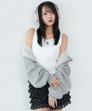 WEGO 【カップ付き】グラフィックカップインタンク 柄8