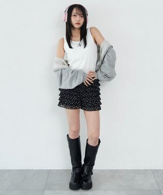 WEGO 【カップ付き】グラフィックカップインタンク 柄8