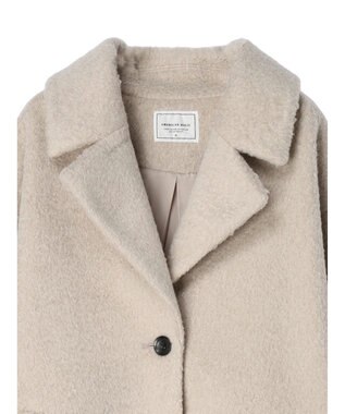 AMERICAN HOLIC シャギーコクーンミディコート Light Beige