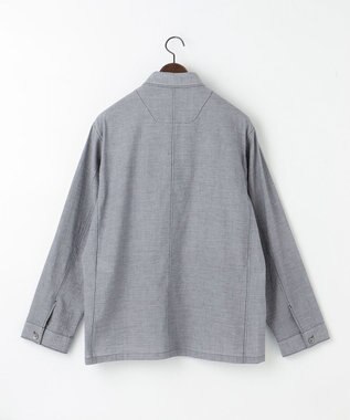 JOSEPH ABBOUD 【キングサイズ・オーガニックコットン】ドライサッカー ブルゾン ブルー系