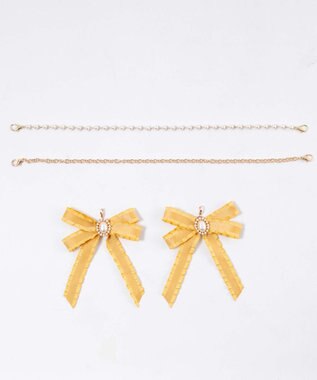 WEGO 【痛バ＆推し活グッズ】きらめきDIYパールリボンセットLL マスタード