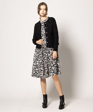 TOCCA 【洗える】SLEEPING FLOWERS ドレス ブラック系5