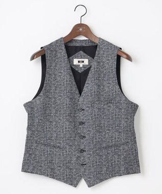 JOSEPH ABBOUD 【イージーケア・多機能】人気 ライトウェーブ ベスト グレー系