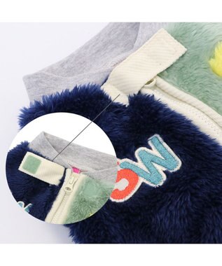 PET PARADISE スヌーピー 背中開きジップ ベスト 《マスコット》 小型犬 ブルー