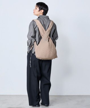 MioFIRANO DRAPE D001 トートバッグ 2WAY BEIGE