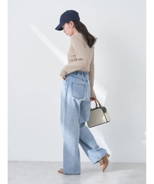 earth music&ecology シアーリブニットプルオーバー Beige