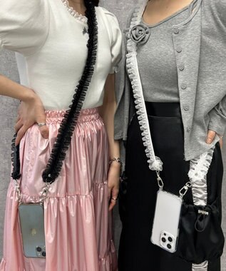 WEGO フリルストラップ ホワイト