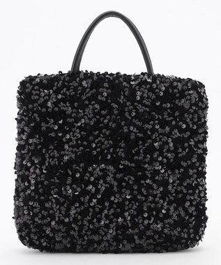 LA BAGAGERIE 【MONICA】スパンコール2WAYミニトート ブラック