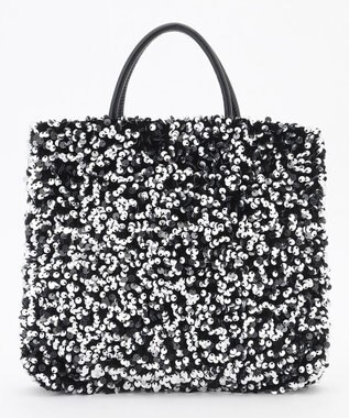 LA BAGAGERIE 【MONICA】スパンコール2WAYミニトート シルバー