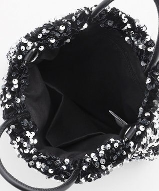 LA BAGAGERIE 【MONICA】スパンコール2WAYミニトート シルバー