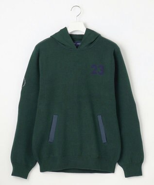 23区GOLF 【MEN】ダブルフェイスフーディー ダークグリーン系