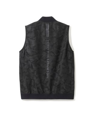 ZERO HALLIBURTON クールドッツ カモフラージュ ベスト ZHG-A4S10B 82823 ゴルフウェア ブラック