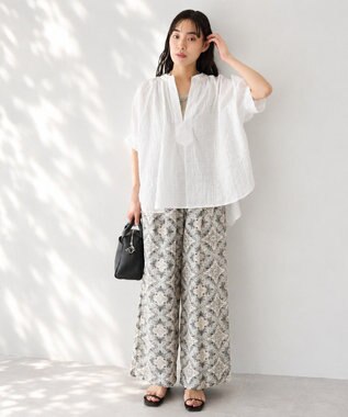 CRAFT STANDARD BOUTIQUE ナチュラルワッシャーブラウス【WEB限定カラー有り】 Off White