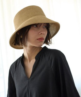 UNFILO ペーパーバケットハット ベージュ