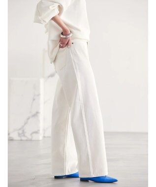 AMERICAN HOLIC ワイドデニム White