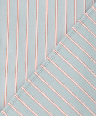 J.PRESS LADIES ストライプジャージー フリル カットソー ミントベース系