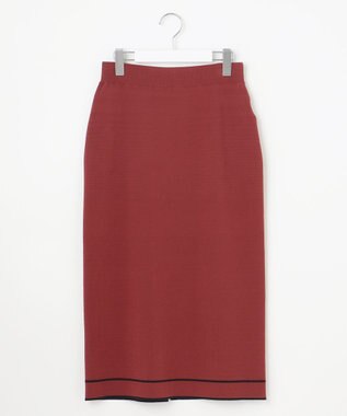 自由区 S レーヨンストレッチIライン スカート ローズ