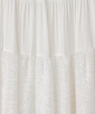 GRACE CONTINENTAL フェザージャガードコンビスカート キナリ