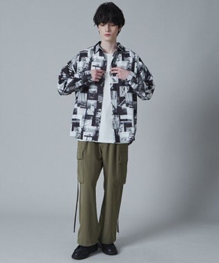 WEGO アムンゼンパターンBIGシャツ 柄1