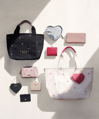 TOCCA DANCING LOVE POUCH ポーチ ベージュ系