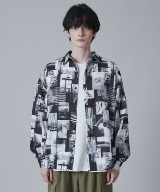 WEGO アムンゼンパターンBIGシャツ 柄1