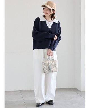 Te chichi ラガーニット ネイビー