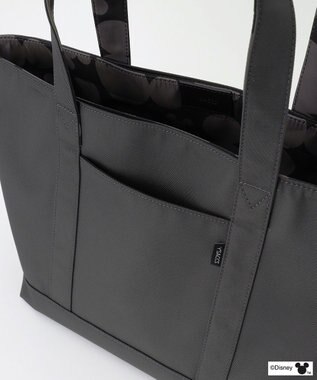 Y'SACCS 【Disney Collection】シルエットプリントトートバッグ　Mサイズ ダークグレー