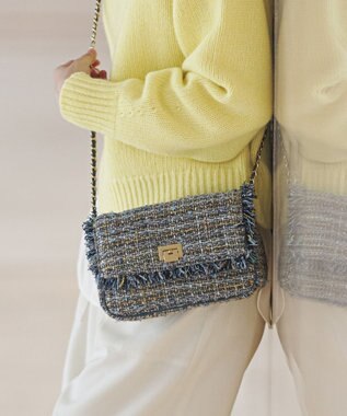 GIOLICAツイード ショルダーバッグ