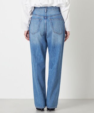 NAVE 【Nave　洗える】デニム センタープレスパンツ スカイブルー系