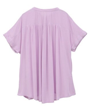 Green Parks Ｉ　レーヨンクレープブラウス Black