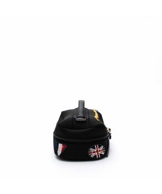 A.D.M.J. 【魔法の様に軽い】マジックライト/フラッグワッペンバニティバッグM ネグロ