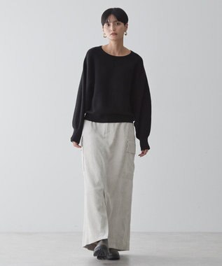 AMERICAN HOLIC バイパチドルマンニットプルオーバー Black