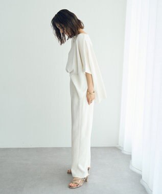 YECCA VECCA ペーパーヤーンルーズニット White