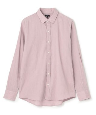 JOSEPH HOMME 【LEON 掲載】リネンストレッチブロード レギュラーカラーシャツ ローズ系