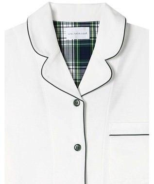 une nana cool 【綿100％】シルケットスムースパジャマ WH